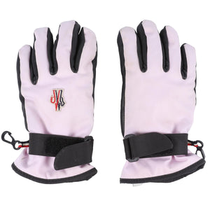 MONCLER PINK GIRLS KIDS SKI GLOVES