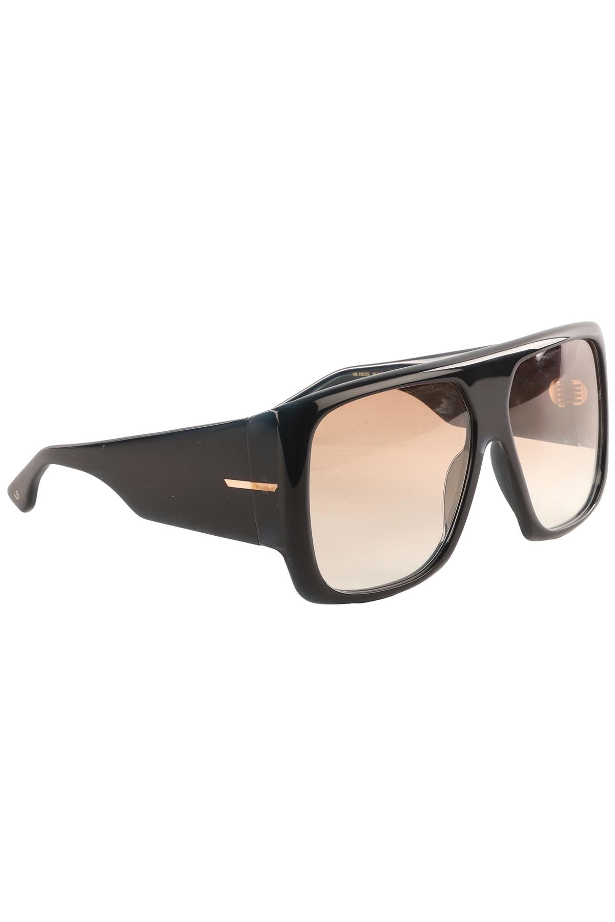 VICTORIA BECKHAM NAVY D FRAME ACETATE SUNGLASSES