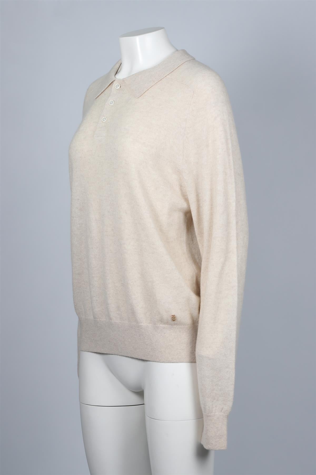 ÉTERNE CREAM CASHMERE SWEATER XSMALL-SMALL