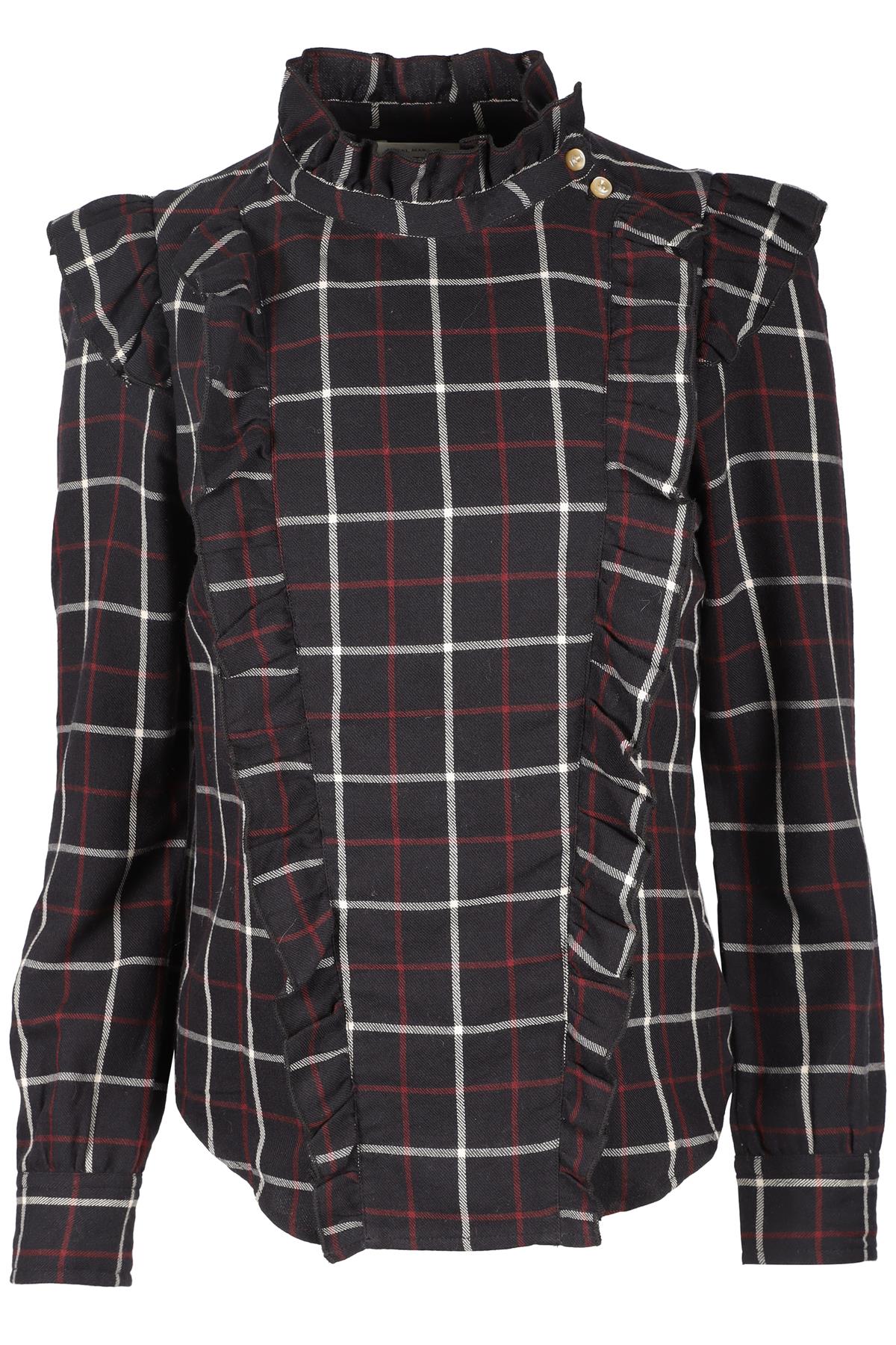 ISABEL MARANT ÉTOILE NAVY COTTON TOP FR 38 UK 10
