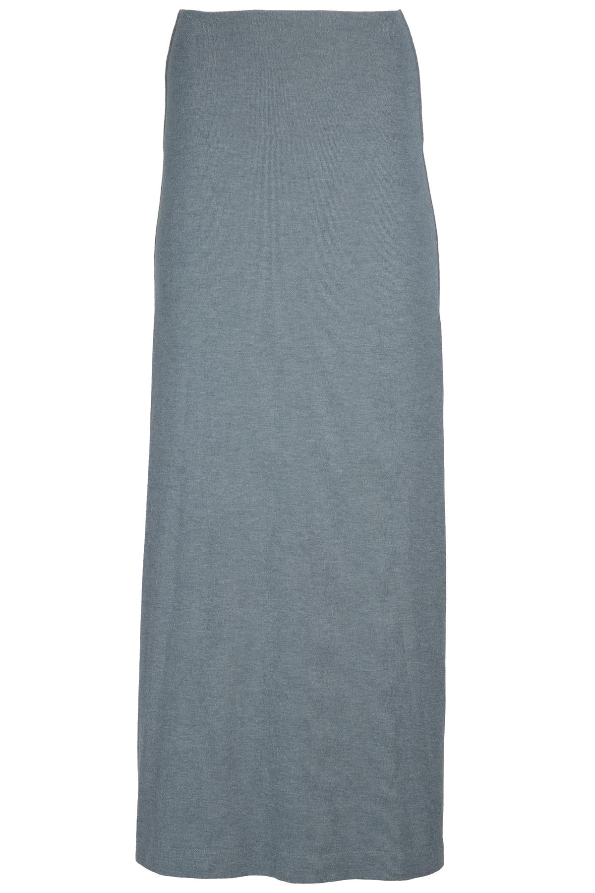 LESET BLUE JERSEY MAXI SKIRT XSMALL
