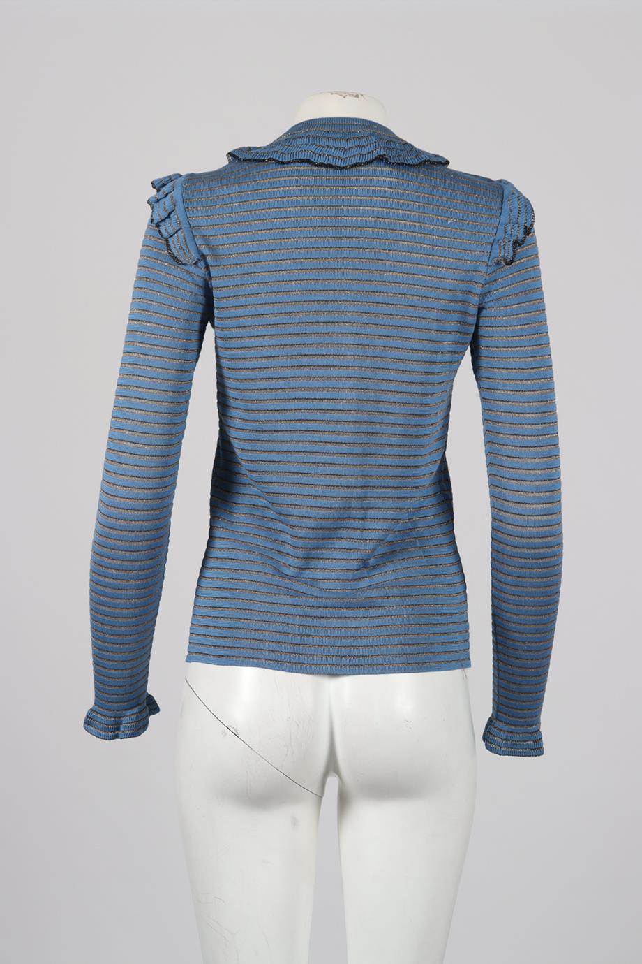 SONIA RYKIEL COTTON BLEND CARDIGAN SMALL