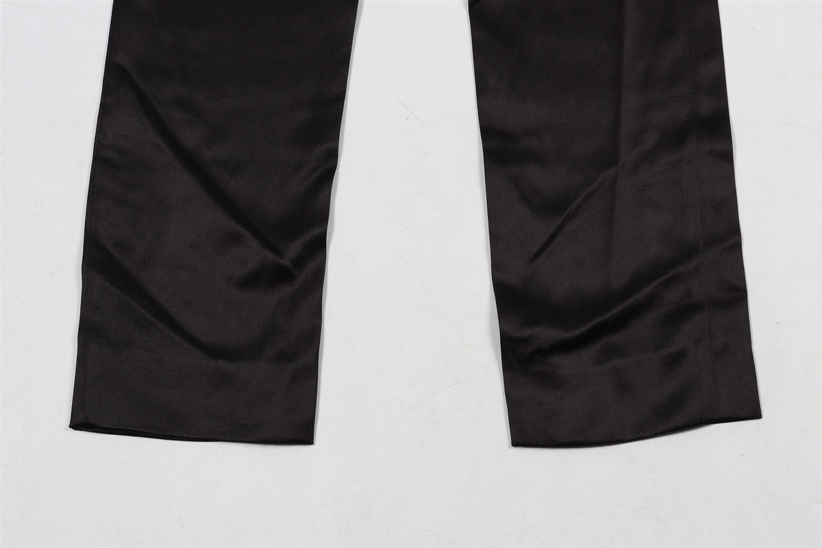 GUCCI VINTAGE SILK BLEND SKINNY PANTS IT 38 UK 6