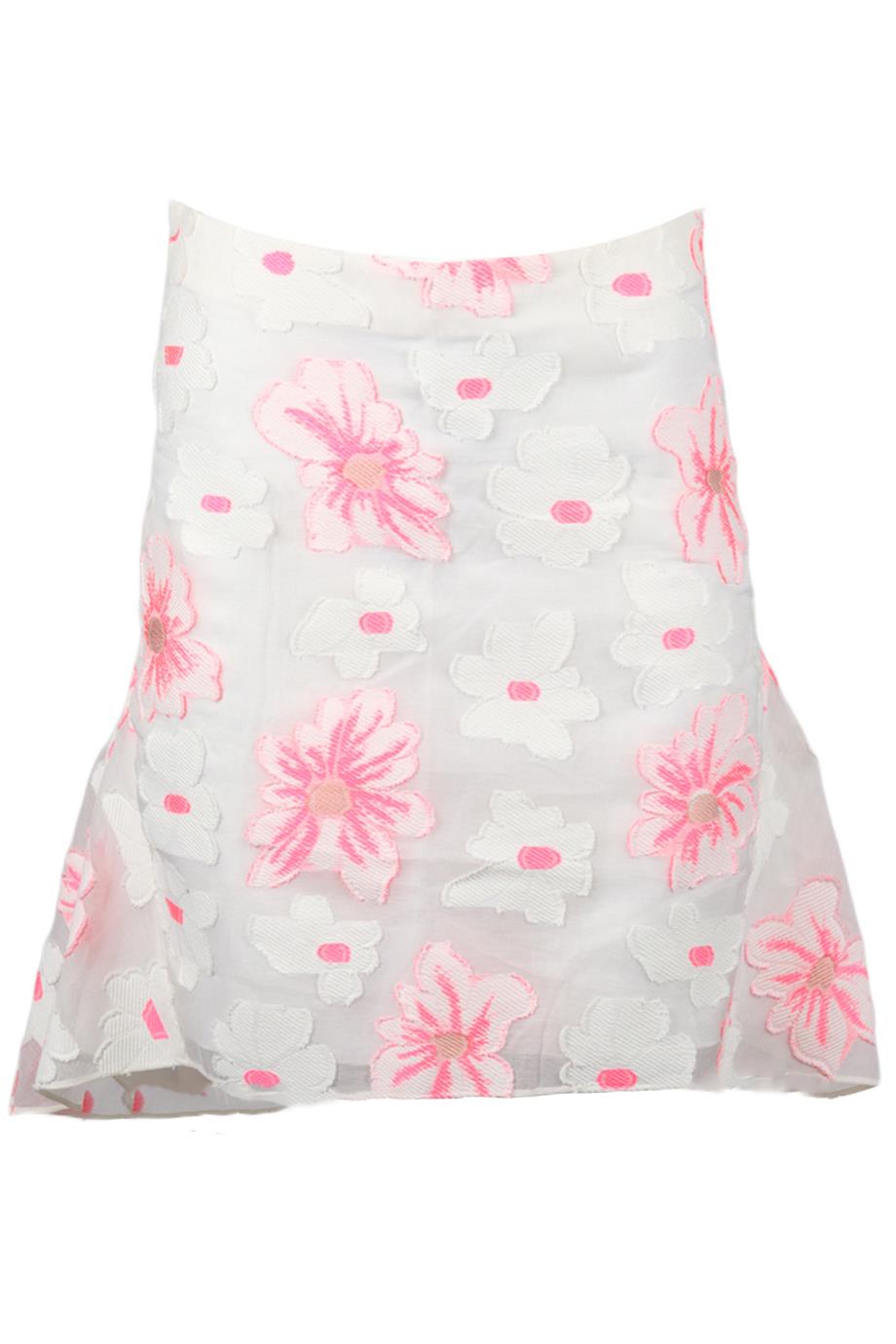 CHLOÉ COTTON AND SILK BLEND MINI SKIRT FR 34 UK 6