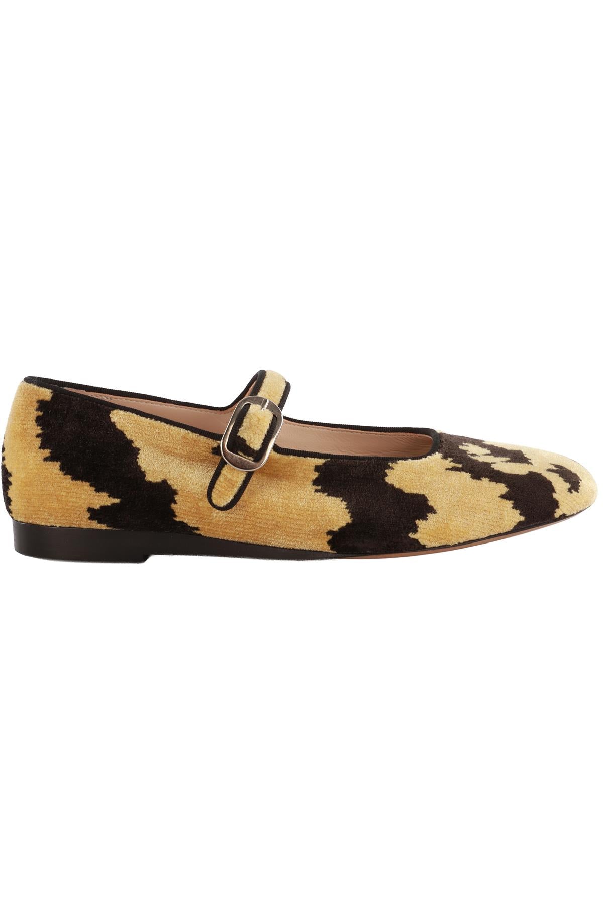 LE MONDE BERYL MULTI VELVET BALLET FLATS EU 38 UK 5 US 8