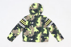 MSGM GREEN KIDS BOYS SHELL JACKET 4 YEARS