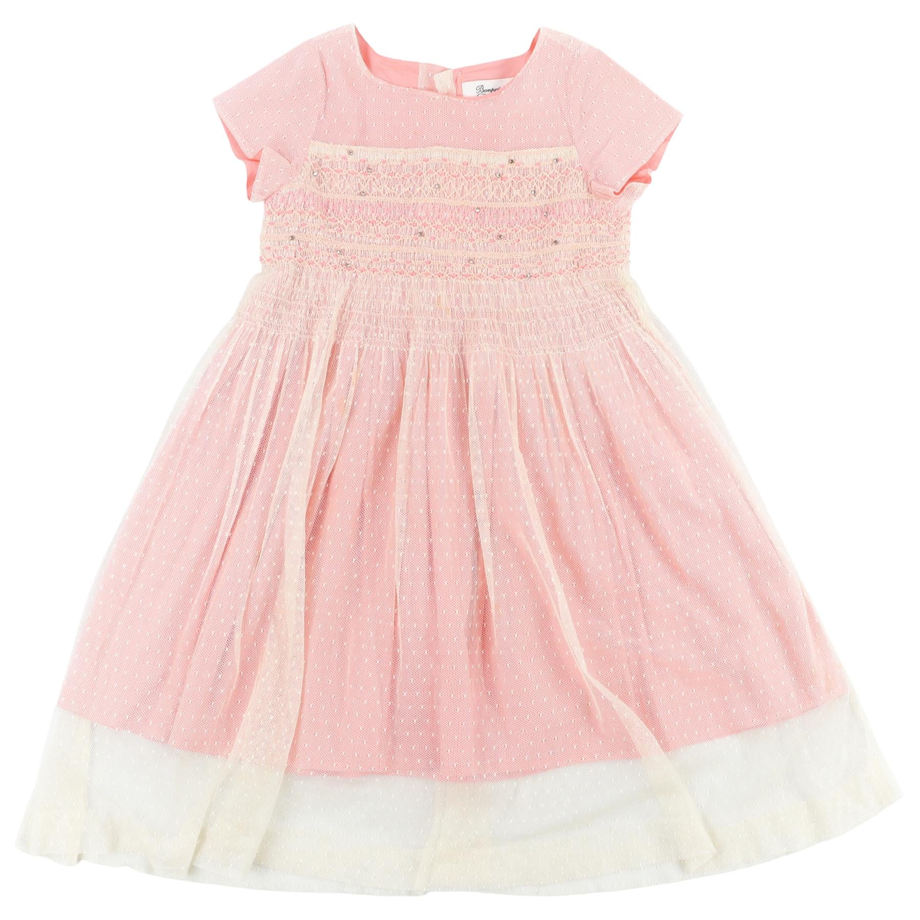 Bonpoint Pink Kids Girls Dress 10 Years