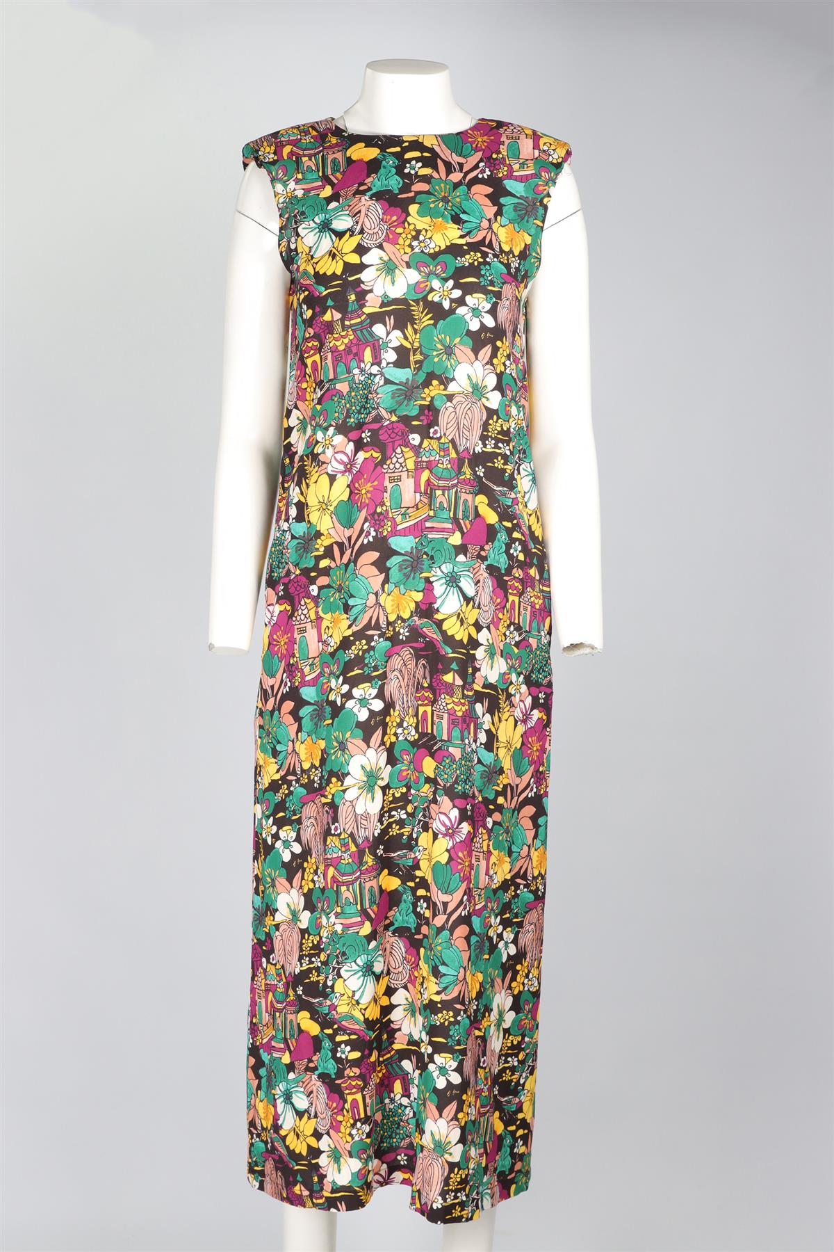 LA DOUBLEJ MULTI CREPE MAXI DRESS MEDIUM