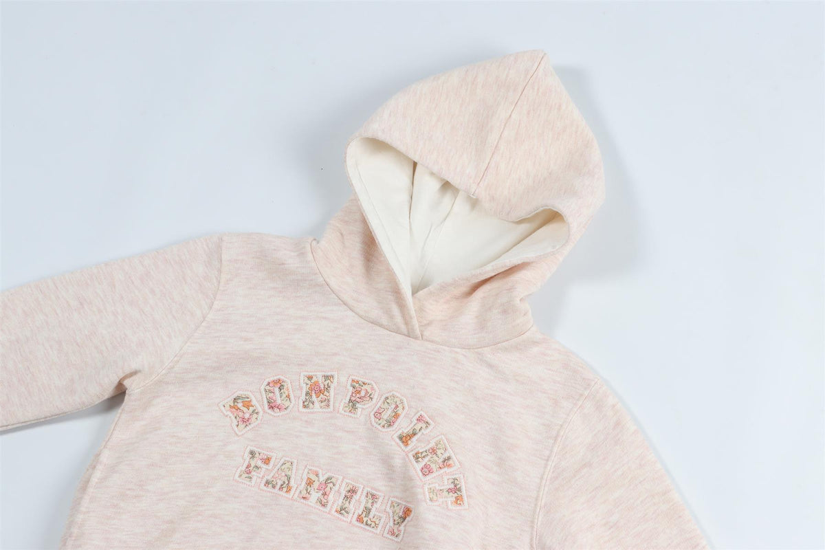 BONPOINT PINK KIDS GIRLS COTTON HOODIE 6 YEARS