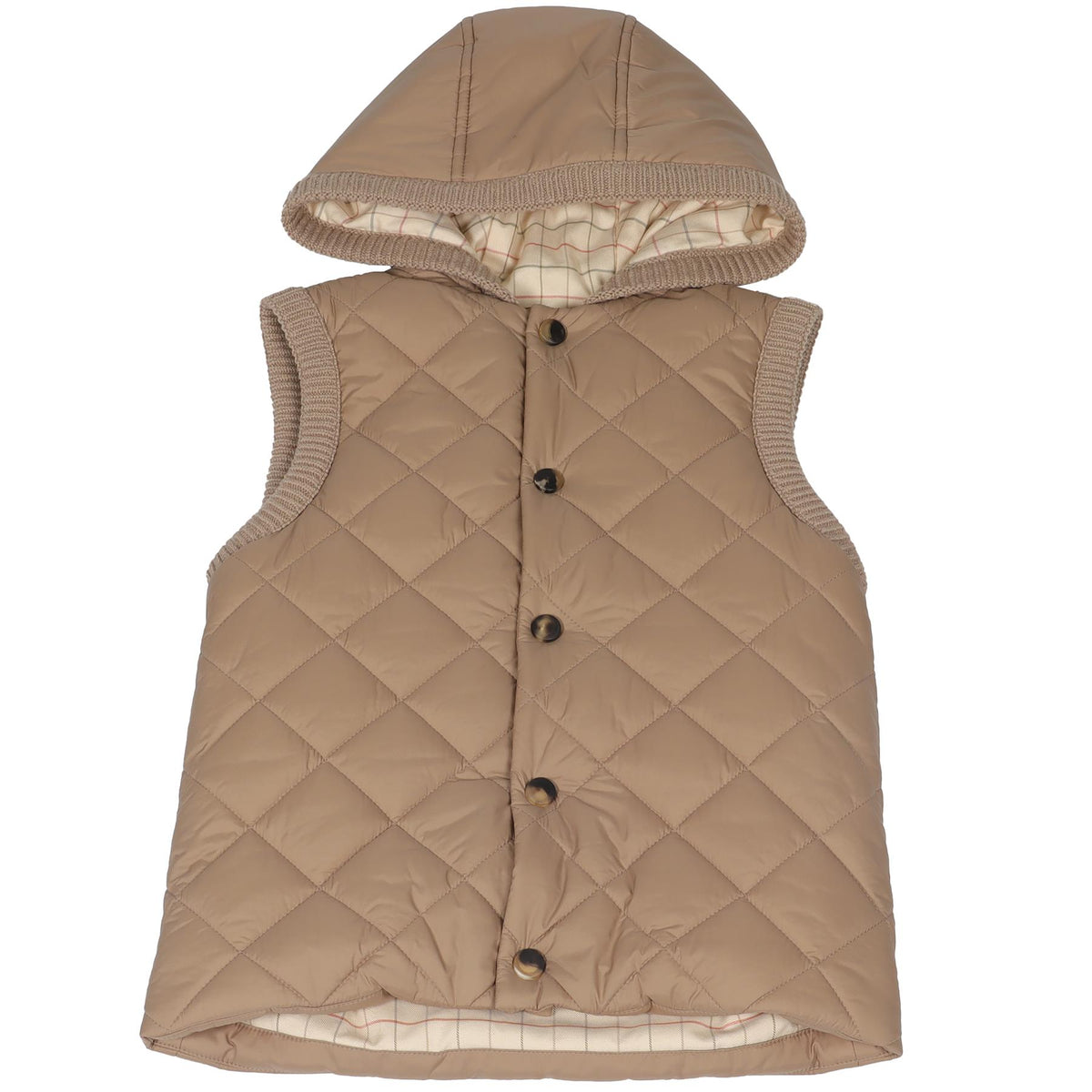 LORO PIANA BEIGE KIDS BOYS GILET 8 YEARS