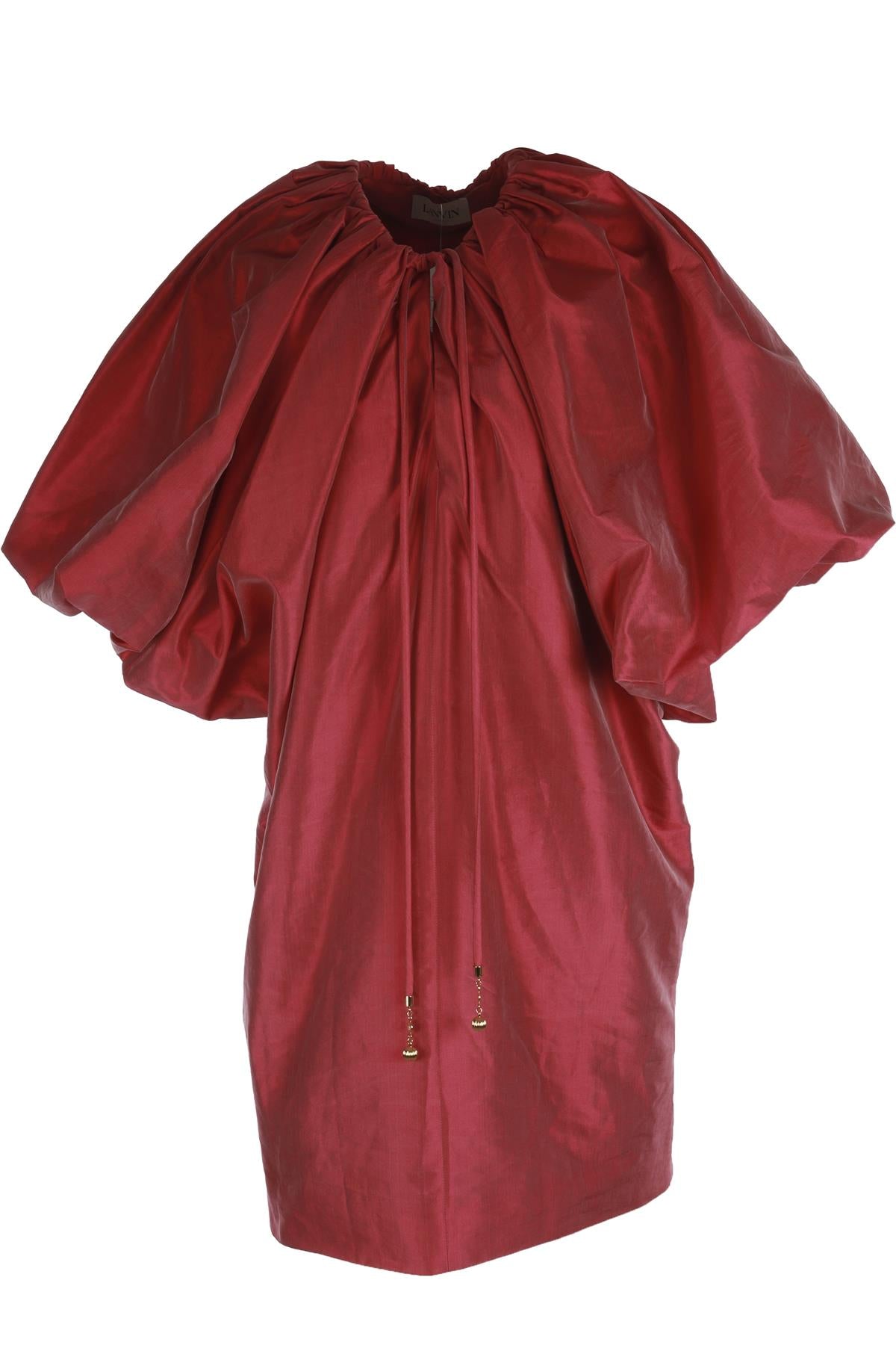 LANVIN PINK SILK MINI DRESS FR 40 UK 12