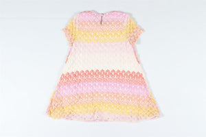 MISSONI MULTICOLOURED KIDS GIRLS CROCHET DRESS 4-5 YEARS