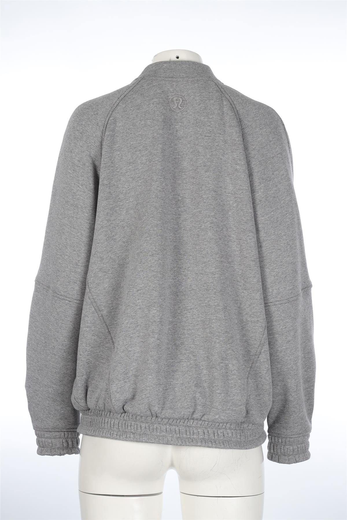 LULULEMON GREY COTTON JACKET MEDIUM/LARGE