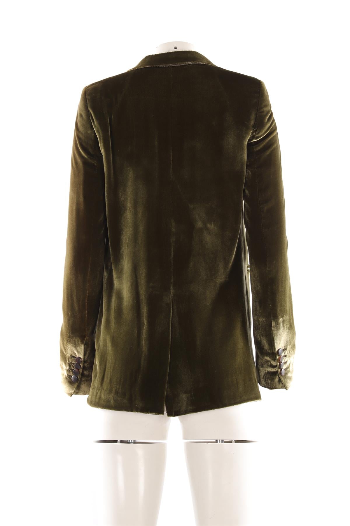 ALEX EAGLE GREEN VELVET BLAZER UK 8