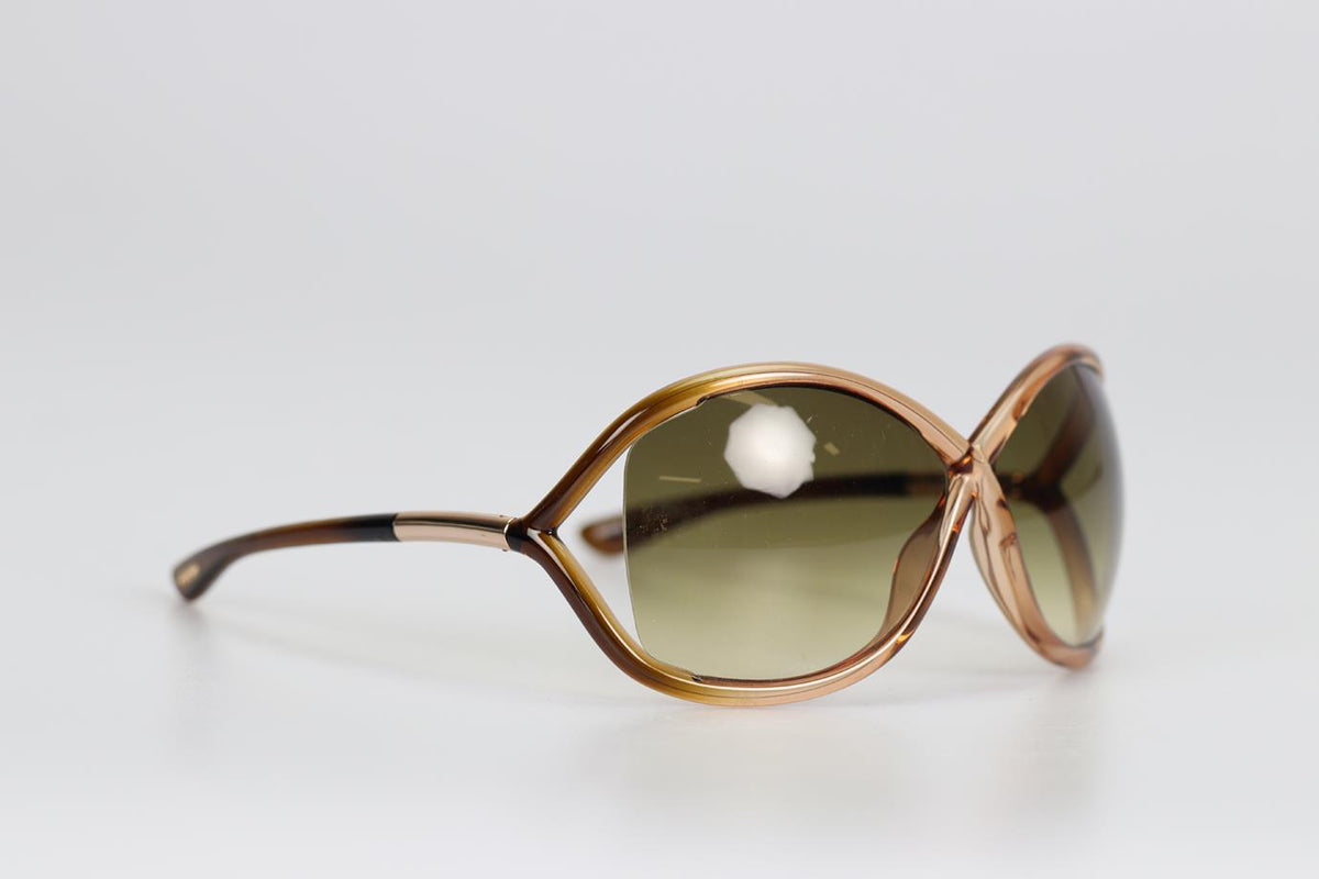 TOM FORD SQUARE FRAME ACETATE SUNGLASSES