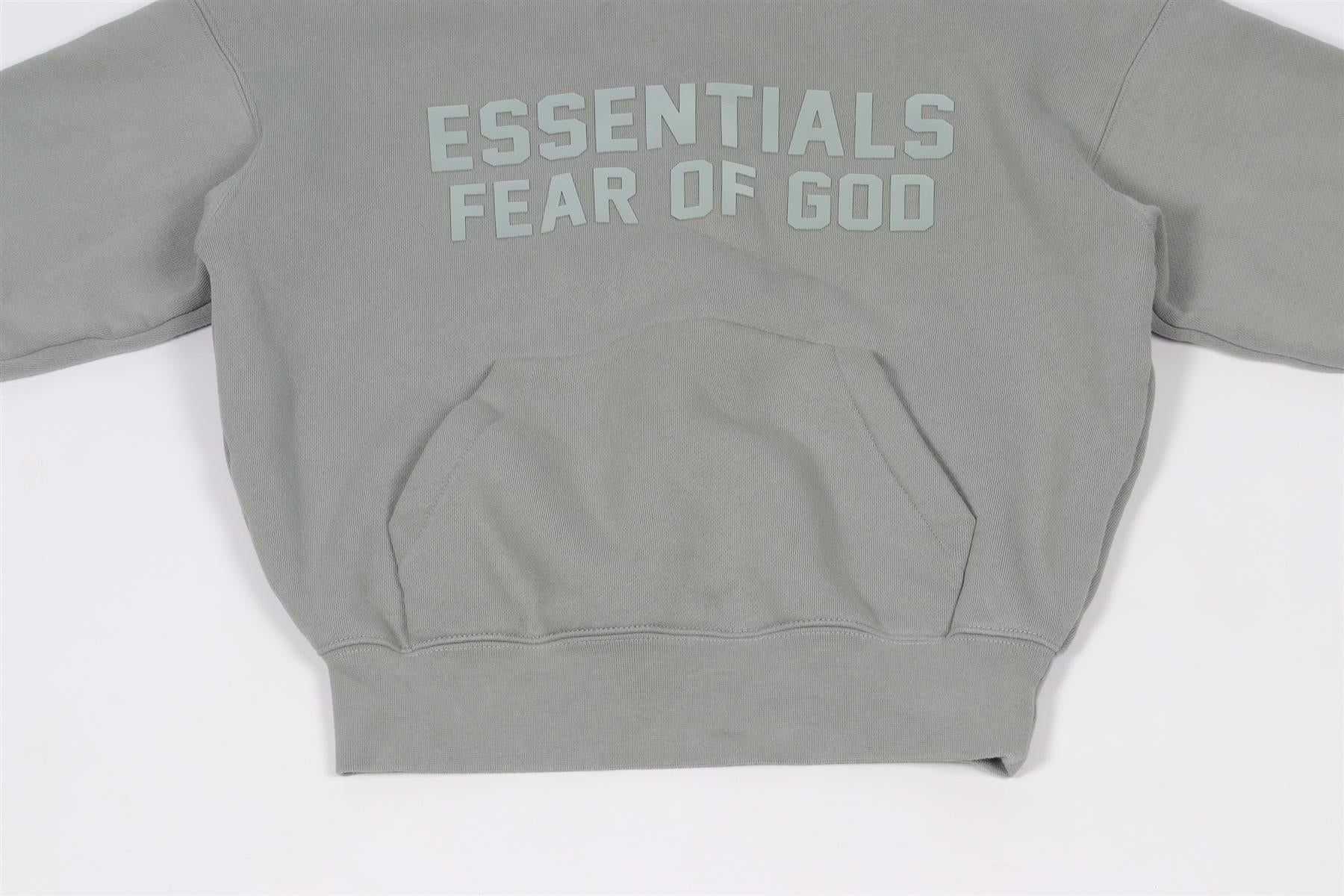 FEAR OF GOD GREEN KIDS BOYS COTTON HOODIE 6-7 YEARS