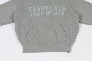 FEAR OF GOD GREEN KIDS BOYS COTTON HOODIE 6-7 YEARS