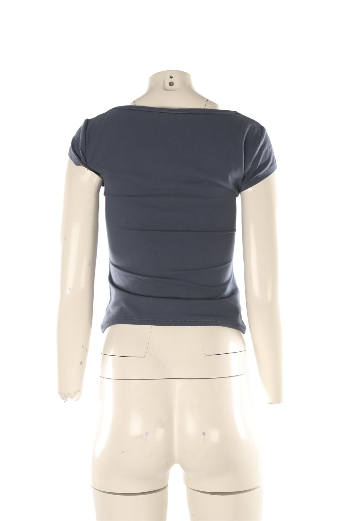 SKIMS BLUE JERSEY TOP SMALL