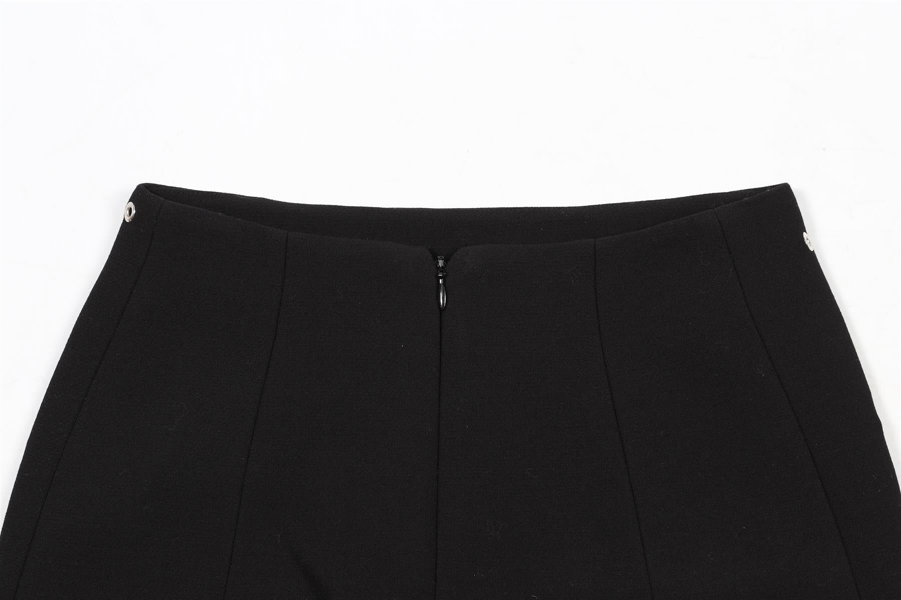MUGLER WOOL MINI SKIRT FR 36 UK 8