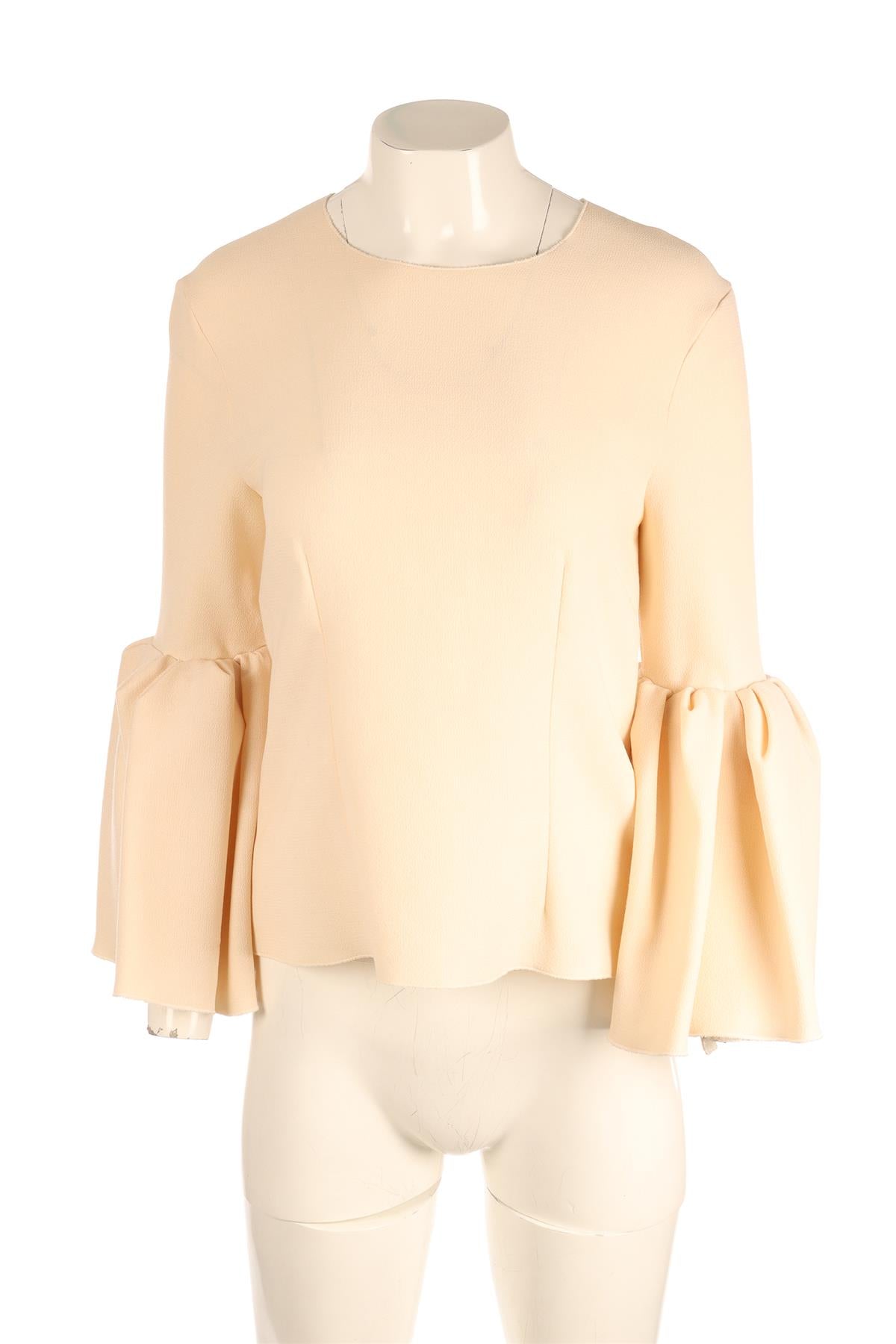 ROKSANDA CREAM WOOL TOP UK 10