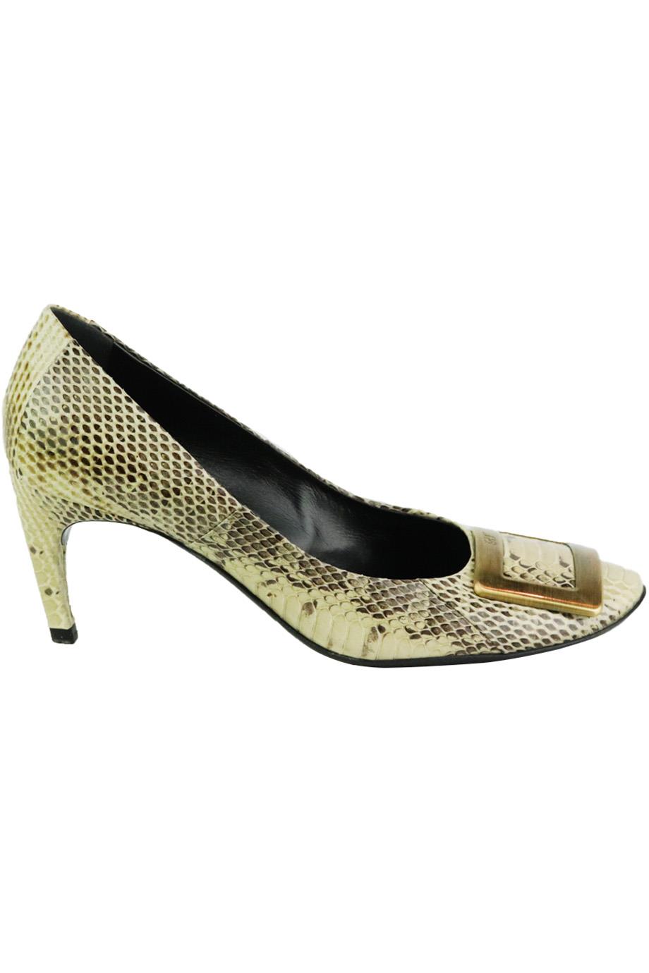 ROGER VIVIER PYTHON PUMPS EU 37 UK 4 US 7