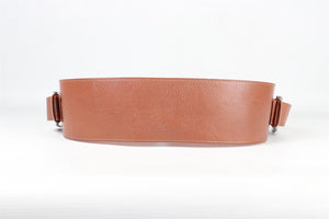 MICHAEL KORS BROWN LEATHER WAIST BELT SMALL