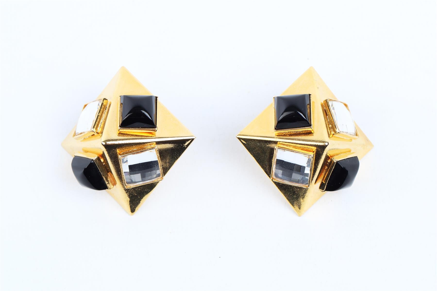 ALESSANDRA RICH GOLD CLIP EARRINGS