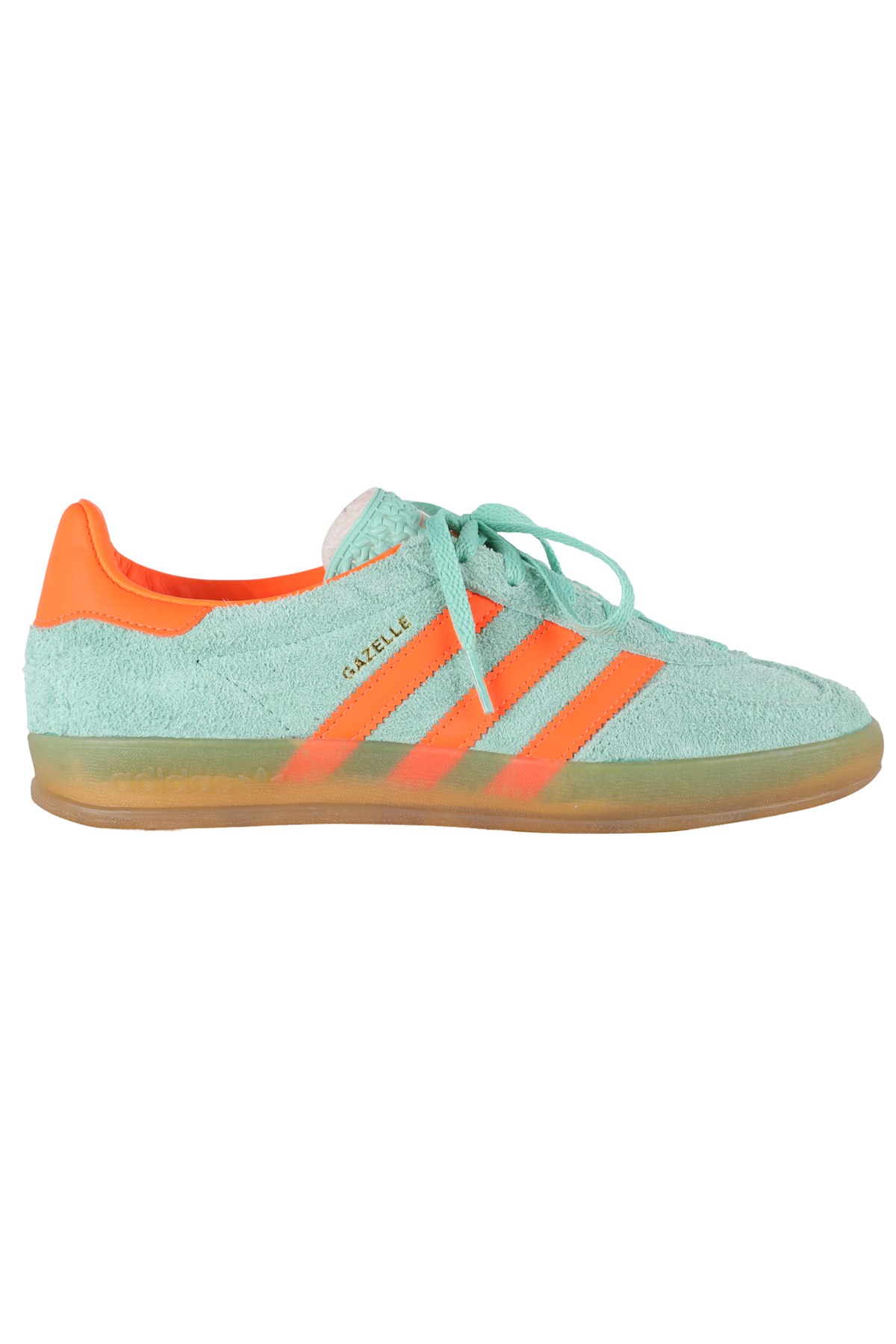 ADIDAS GREEN GAZELLE PULSE MINT SOLAR ORANGE SNEAKERS EU 38 2/3 UK 5.5 US 7