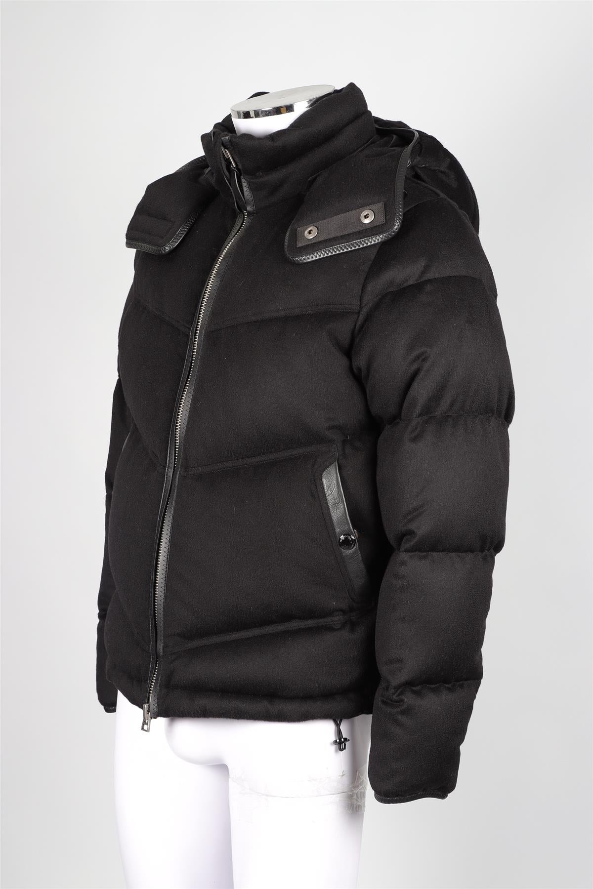 TOM FORD BLACK MEN'S PADDED DOWN JACKET IT 48 UK/US CHEST 38