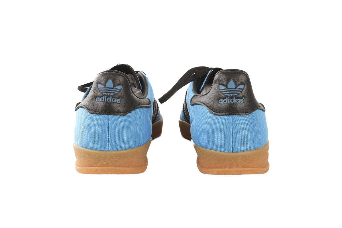 ADIDAS BLUE GAZELLE BRIGHT BLUE BLACK GUM SNEAKERS EU 38 2/3 UK 5.5 US 7