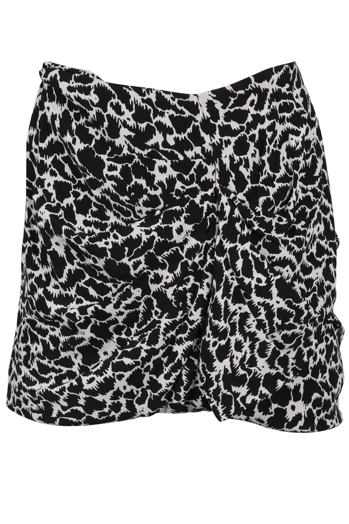 ISABEL MARANT ÉTOILE BLACK CREPE MINI SKIRT FR 38 UK 10