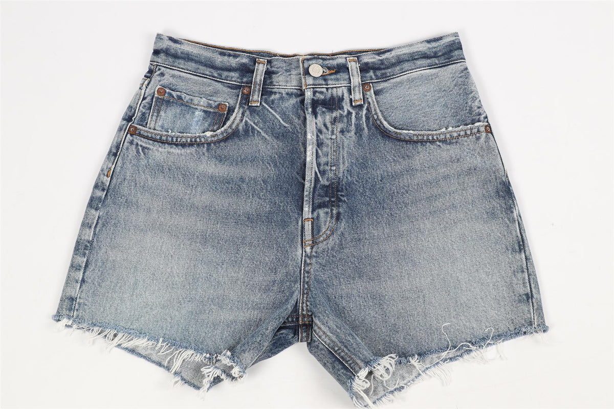 AGOLDE HIGH RISE DENIM SHORTS W27 UK 8-10