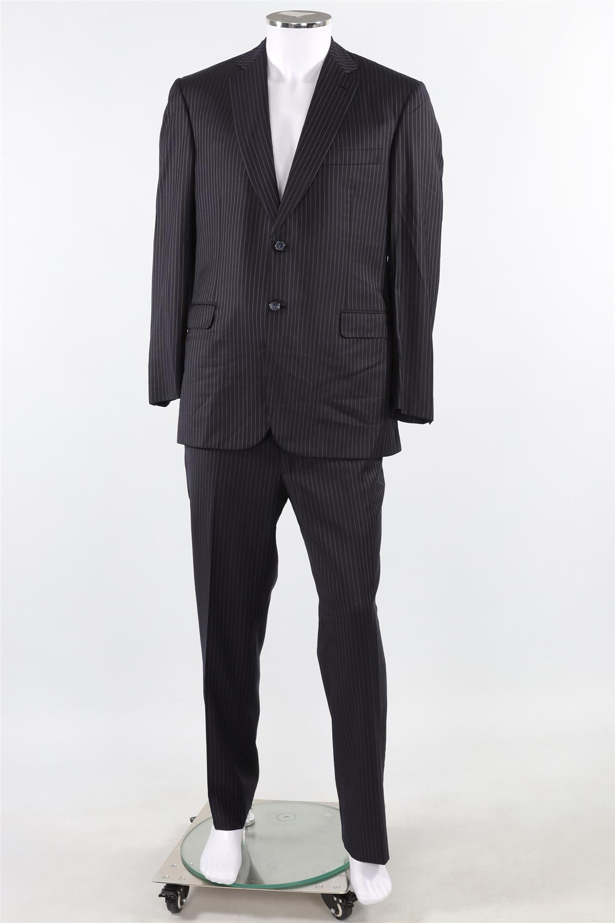 BRIONI NAVY MEN'S WOOL TWO PIECE SUIT IT 44 UK/US 34