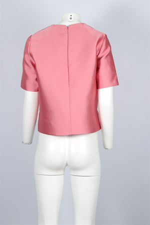 Parosh Pink Satin Top LARGE