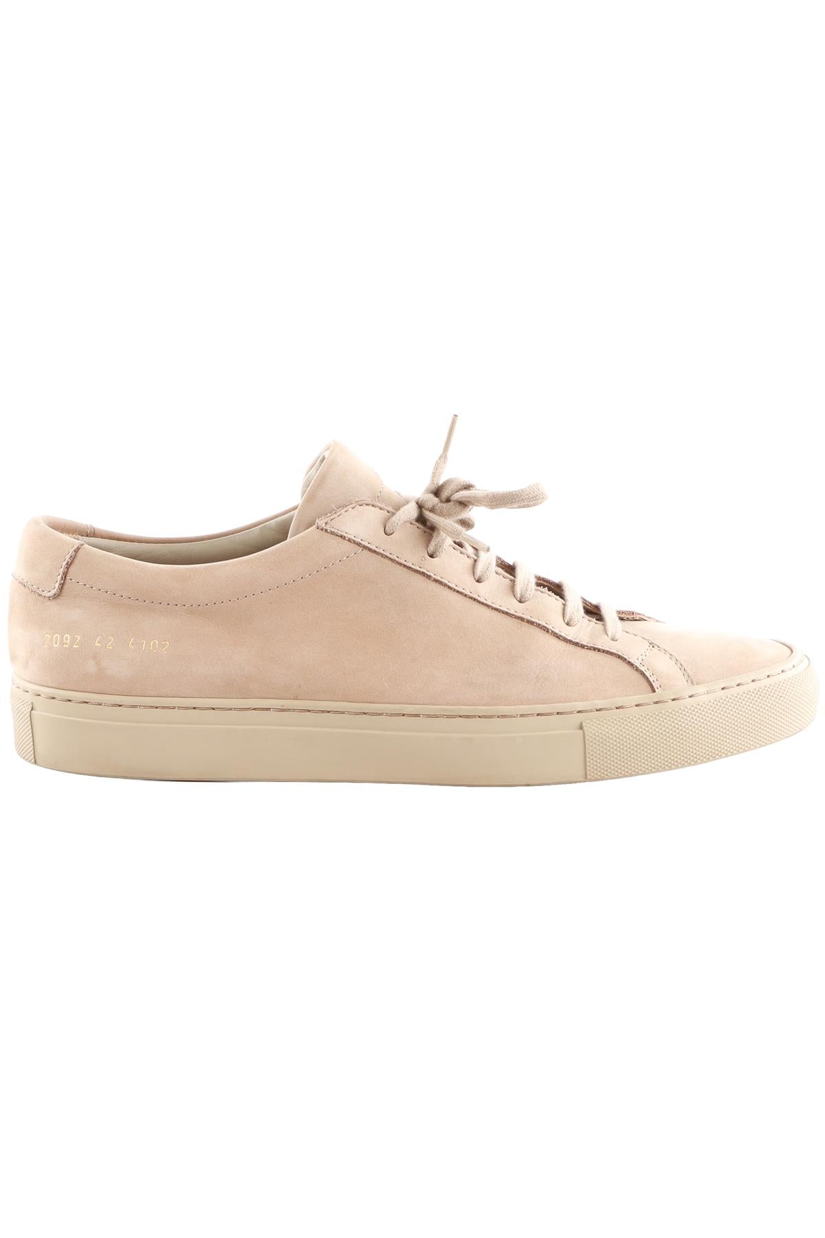 COMMON PROJECTS BEIGE MEN'S SUEDE SNEAKERS EU 42 UK 8 US 9