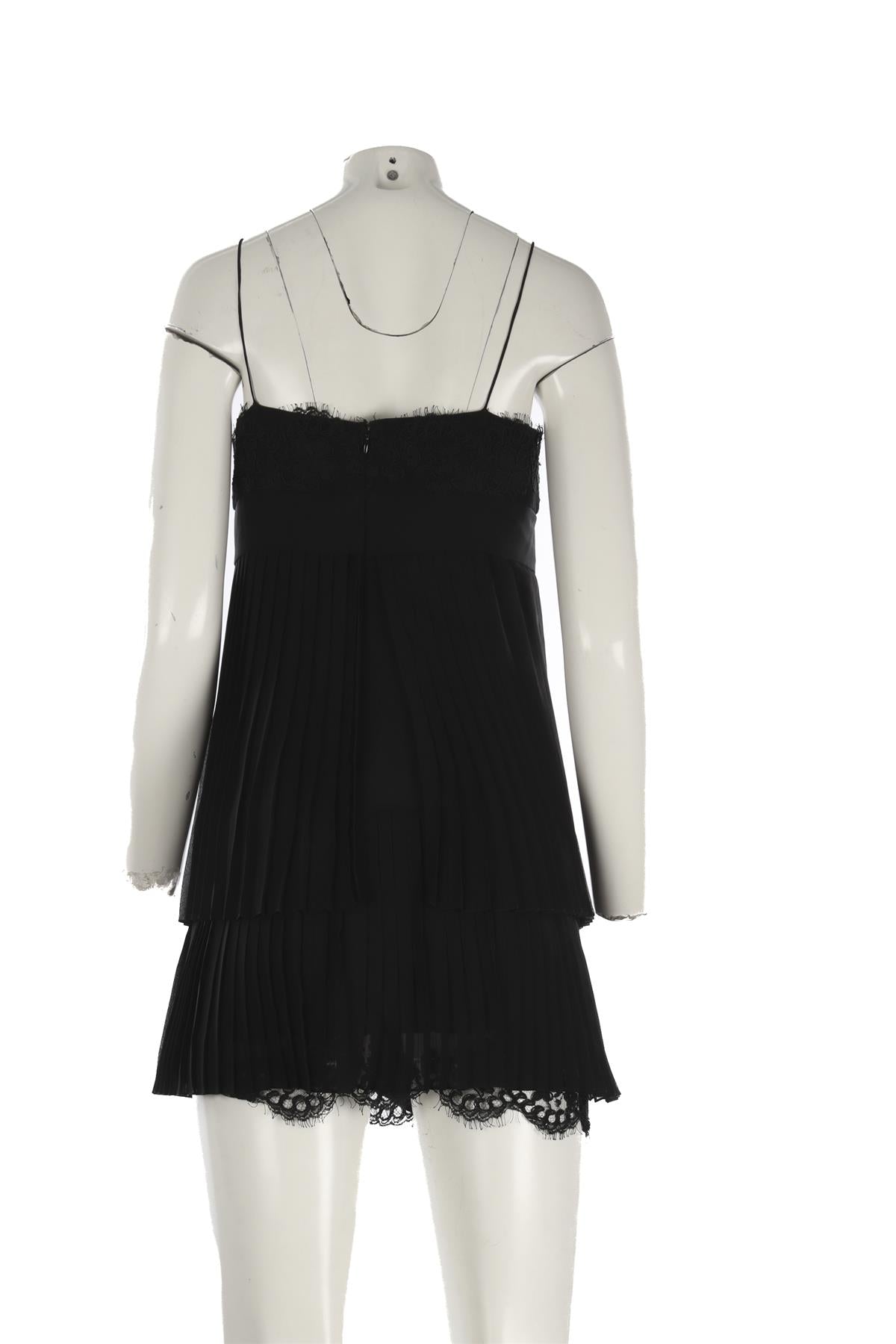 COLLETE DINNIGAN BLACK CREPE TOP SMALL