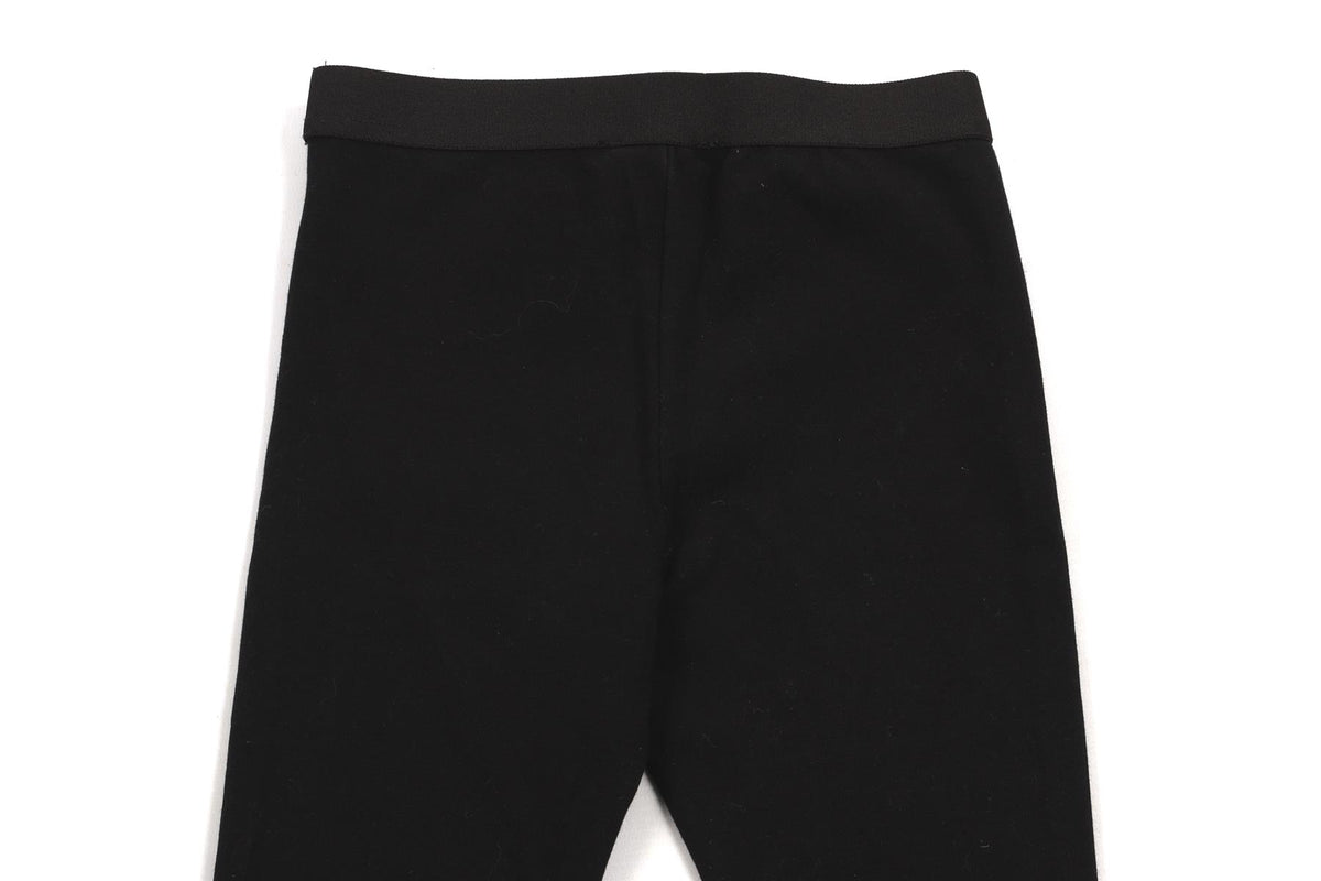 DOLCE & GABBANA BLACK BABY GIRLS LEGGINGS 18-24 MONTHS