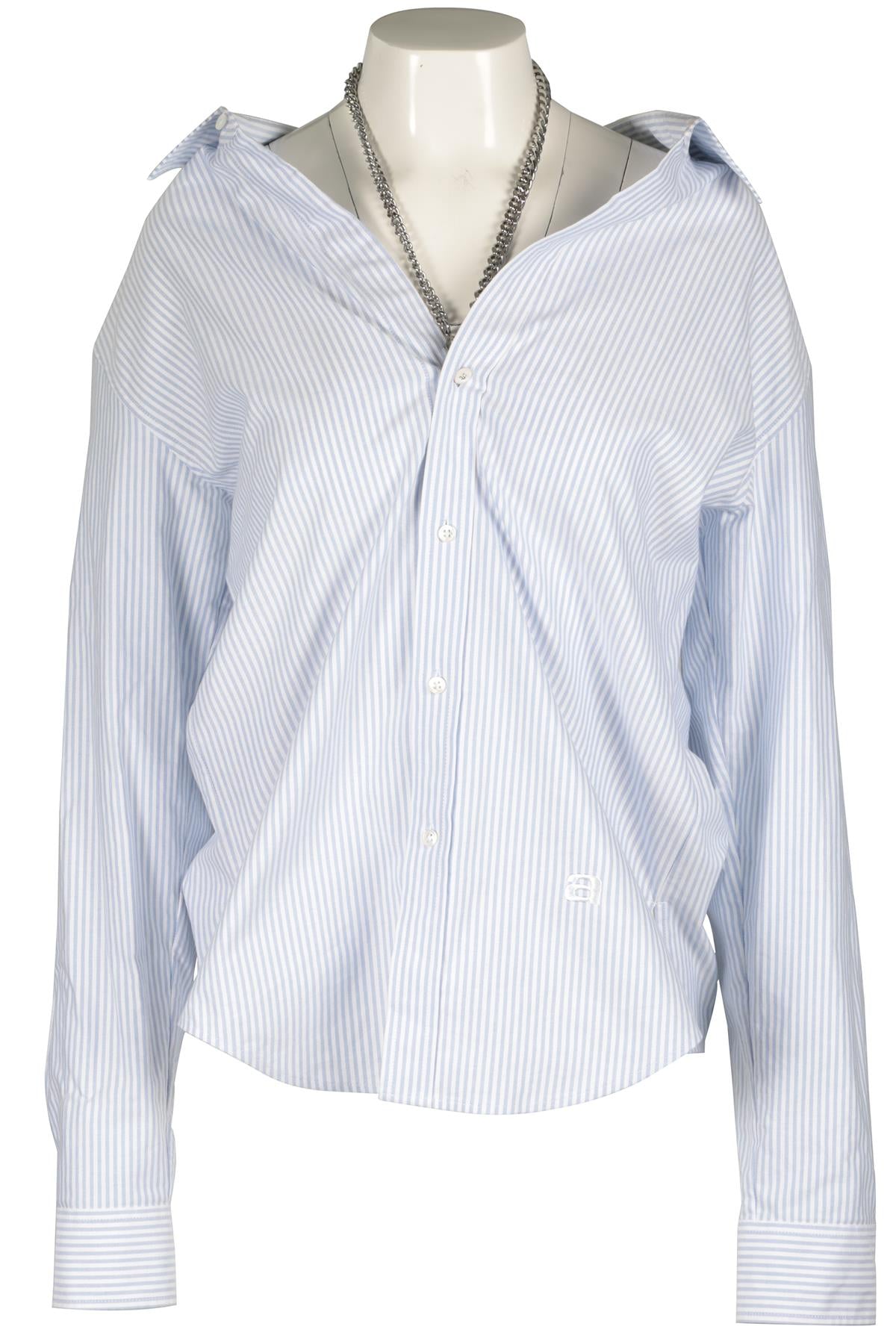 ALEXANDER WANG BLUE COTTON SHIRT SMALL