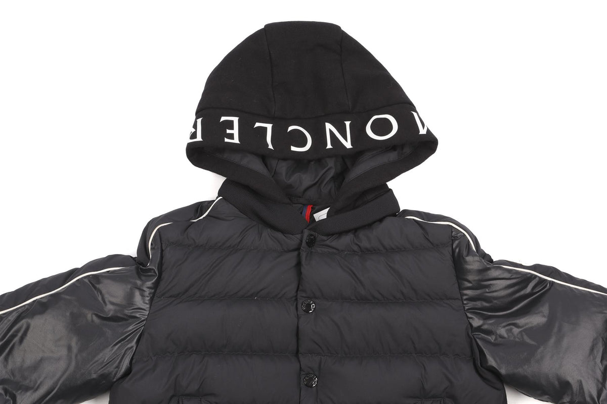 MONCLER BLACK KIDS BOYS JACKET 12 YEARS