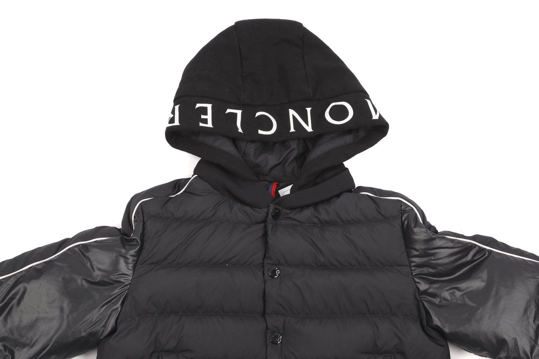 MONCLER BLACK KIDS BOYS JACKET 12 YEARS