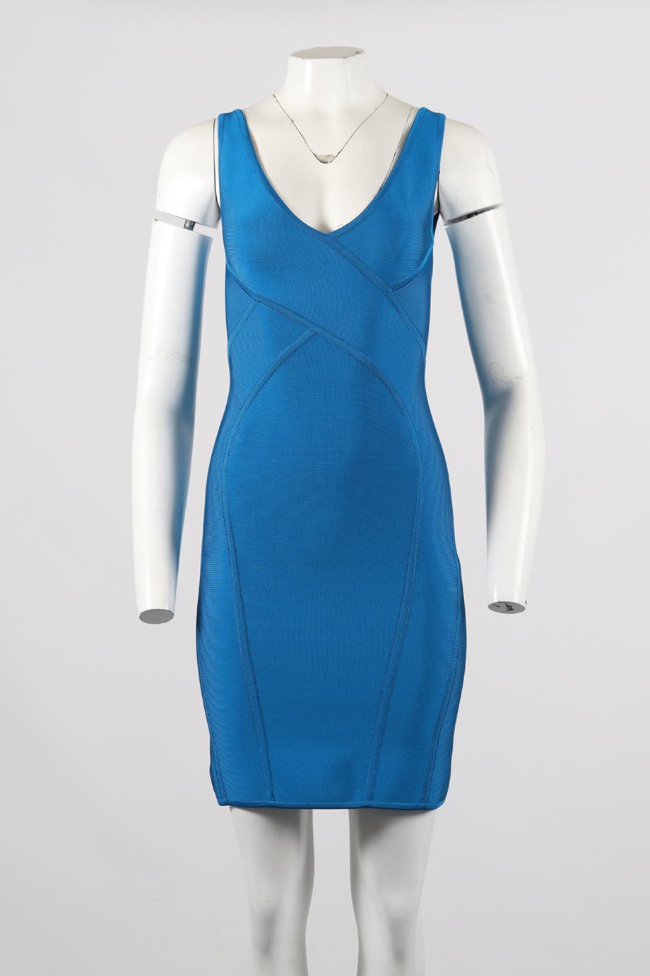 HERVE L LEROUX STRETCH KNIT MINI DRESS FR 40 UK 12