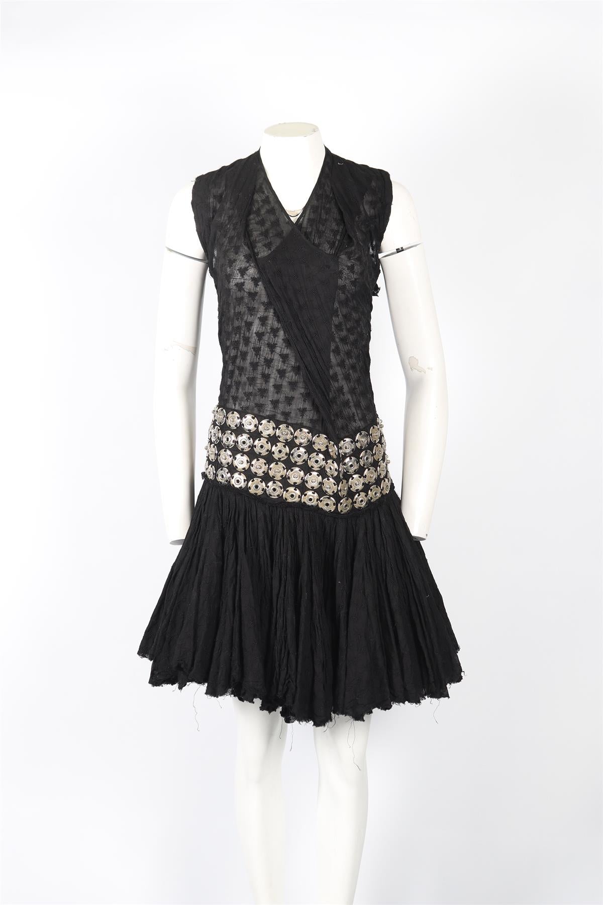 JUNYA WATANABE COMME DES GARÇONS COTTON MINI DRESS SMALL