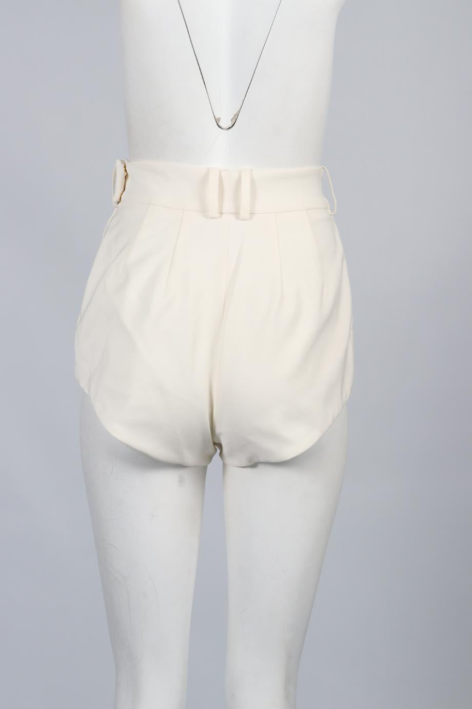 ALEXANDRE VAUTHIER WOOL BLEND SHORTS FR 36 UK 8
