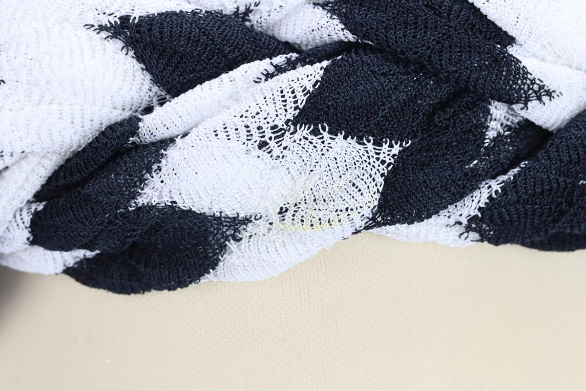 MISSONI CROCHET KNIT HEADBAND ONE SIZE
