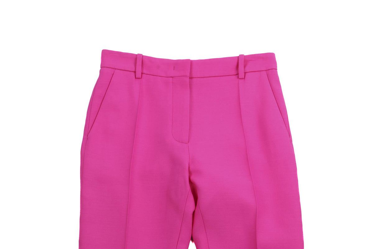 VALENTINO PINK WOOL STRAIGHT LEG PANTS IT 38 UK 6