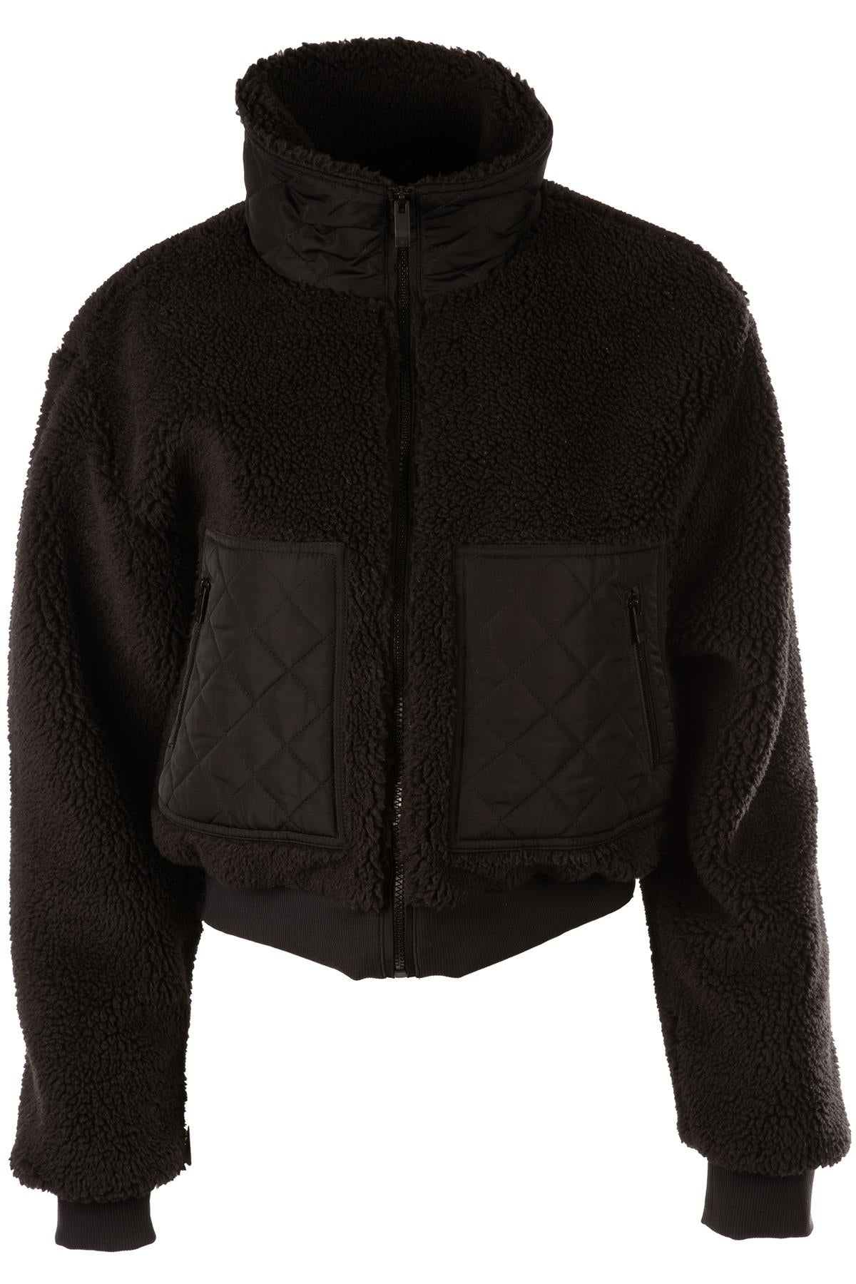 ALO YOGA BLACK FLEECE JACKET SMALL