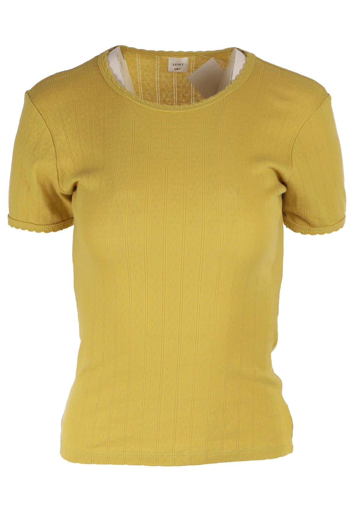 LESET GREEN COTTON T-SHIRT SMALL