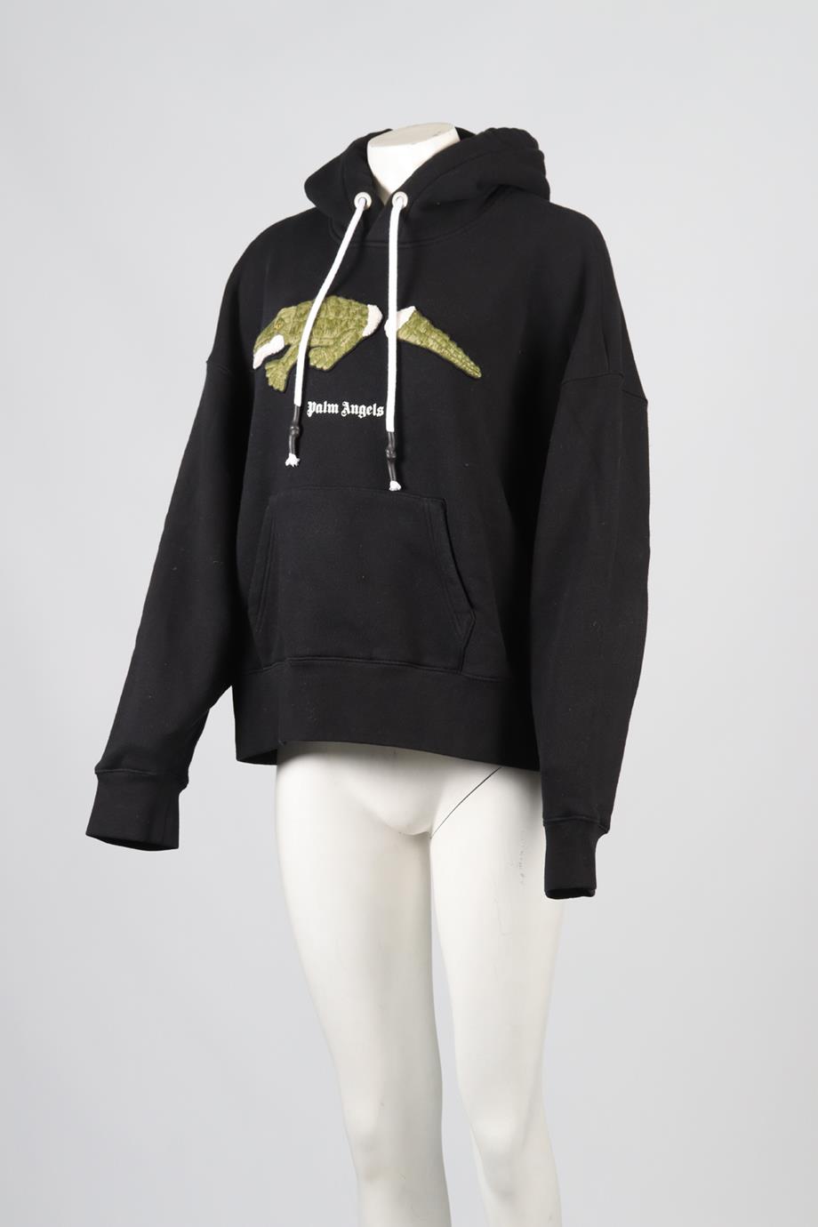 PALM ANGELS COTTON HOODIE SMALL