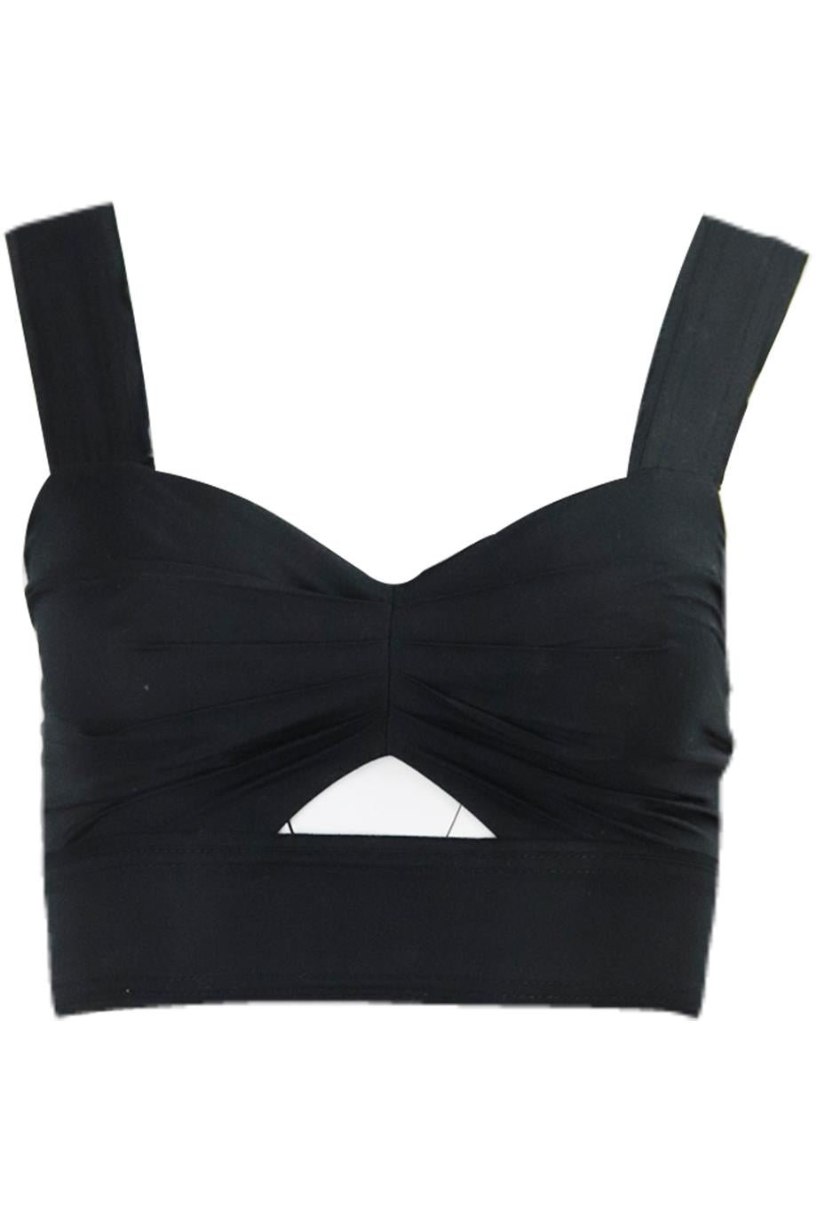 AJE CROPPED CUT OUT COTTON TOP UK 6