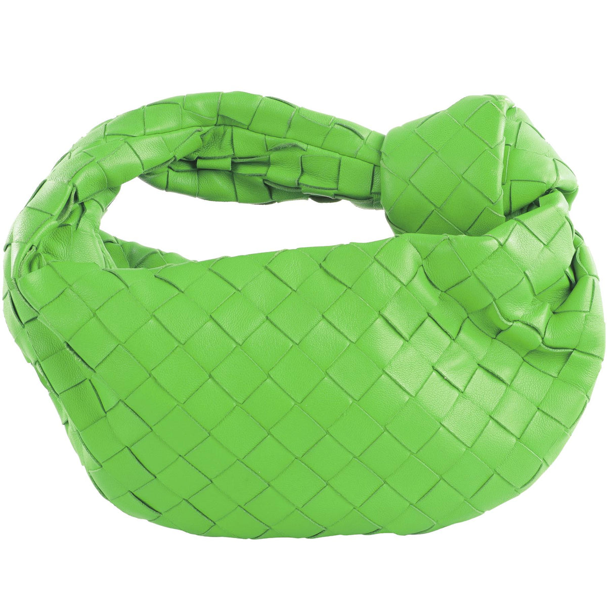 BOTTEGA VENETA GREEN JODIE MINI LEATHER BAG
